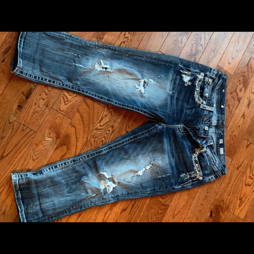 Miss Me Mid Rise Easy Cropped